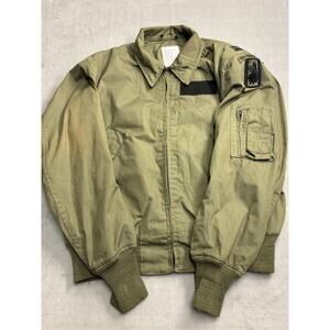 Vintage US Military Flyer's Jacket Mens Large Long Special Forces Nylon 80s